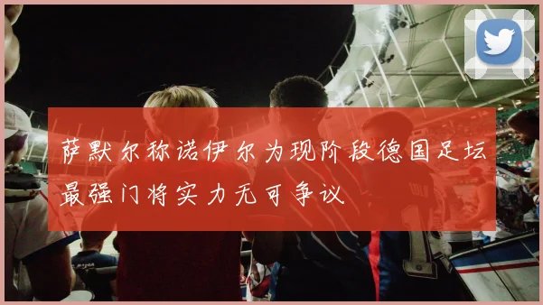 萨默尔称诺伊尔为现阶段德国足坛最强门将实力无可争议